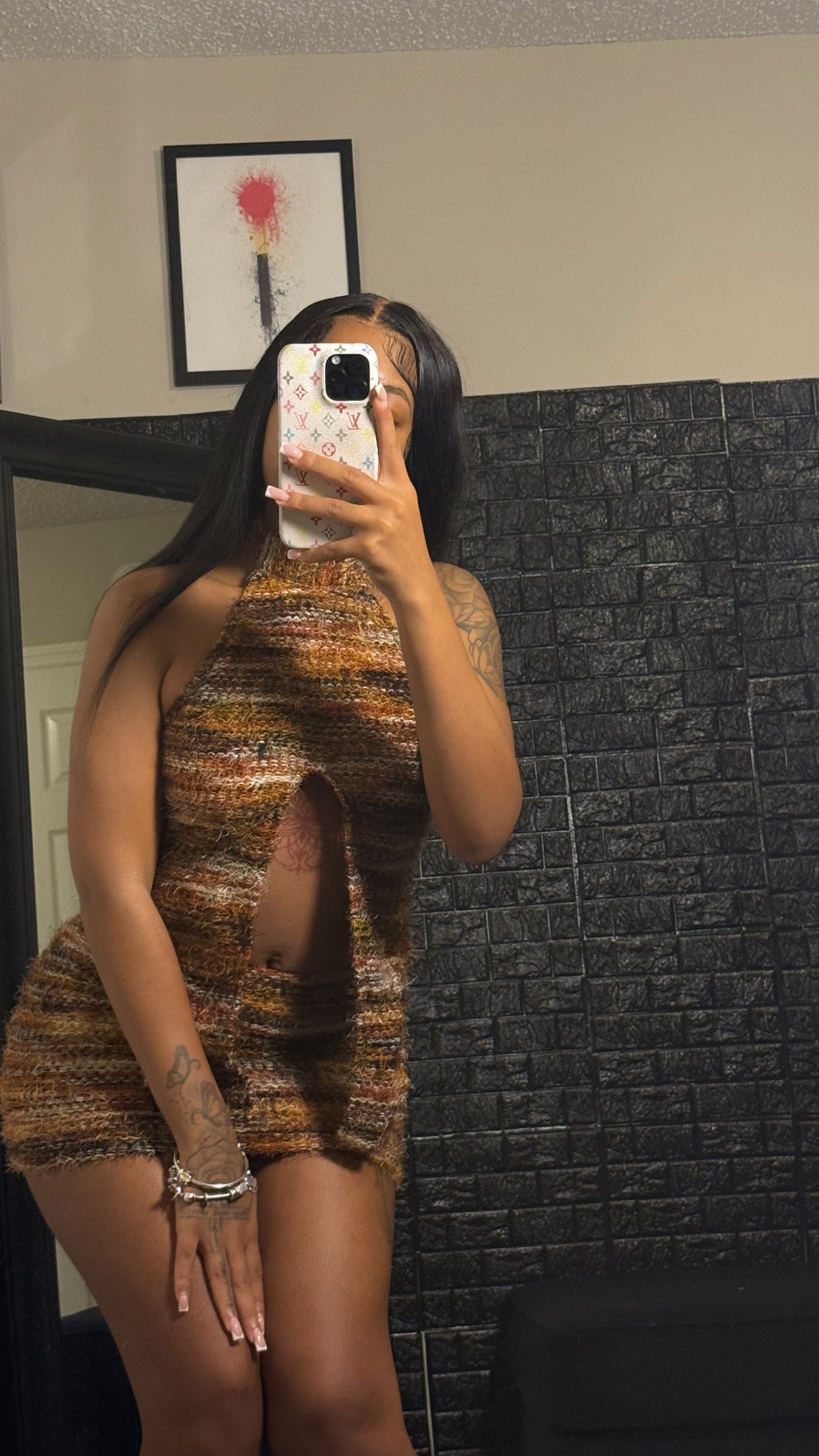 Cozy Chaos Skirt Set