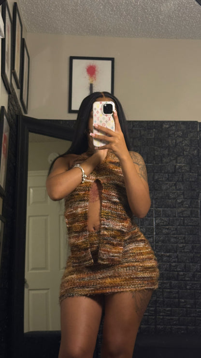 Cozy Chaos Skirt Set