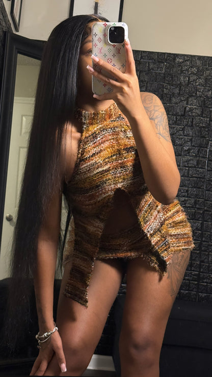 Cozy Chaos Skirt Set