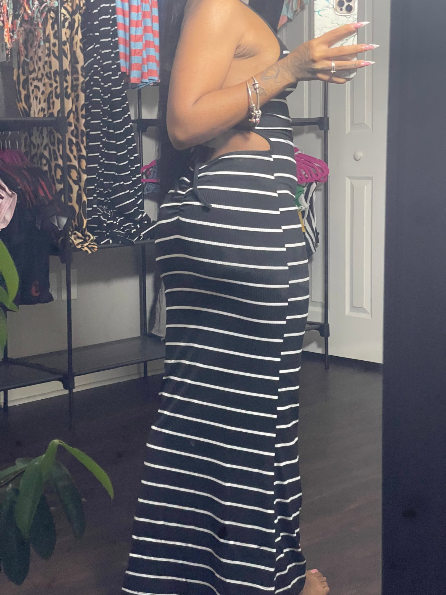 Bon Voyage Strappy Contrast Dress